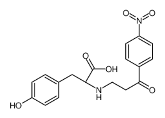 Picture of (2S)-3-(4-hydroxyphenyl)-2-[[3-(4-nitrophenyl)-3-oxopropyl]amino]propanoic acid