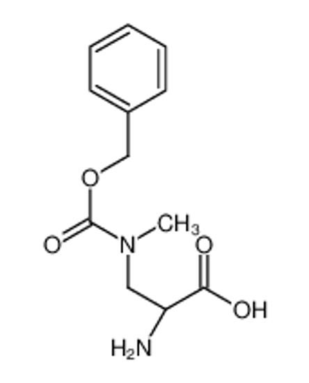 Picture of (2S)-2-amino-3-[methyl(phenylmethoxycarbonyl)amino]propanoic acid