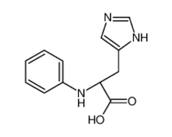 Picture of (2S)-2-anilino-3-(1H-imidazol-5-yl)propanoic acid