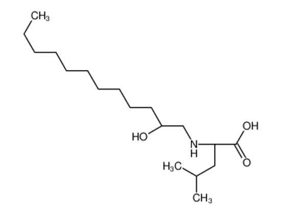 Picture of (2R)-2-(2-hydroxydodecylamino)-4-methylpentanoic acid