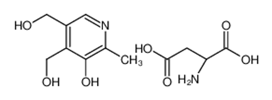 Picture of (2S)-2-aminobutanedioic acid,4,5-bis(hydroxymethyl)-2-methylpyridin-3-ol