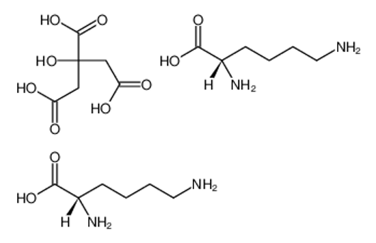 Picture of (2S)-2,6-diaminohexanoic acid,2-hydroxypropane-1,2,3-tricarboxylic acid