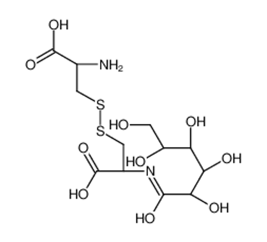 Picture of (2R)-2-amino-3-[[(2R)-2-carboxy-2-[[(2R,3S,4R,5R)-2,3,4,5,6-pentahydroxyhexanoyl]amino]ethyl]disulfanyl]propanoic acid