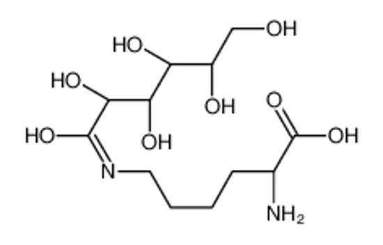 Imagem de (2S)-2-amino-6-[[(2R,3S,4R,5R)-2,3,4,5,6-pentahydroxyhexanoyl]amino]hexanoic acid