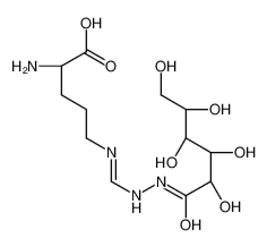 Imagem de (2S)-2-amino-5-[[2-[(2R,3S,4R,5R)-2,3,4,5,6-pentahydroxyhexanoyl]hydrazinyl]methylideneamino]pentanoic acid