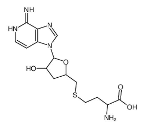 Picture of 2-amino-4-[[5-(4-aminoimidazo[4,5-c]pyridin-1-yl)-4-hydroxyoxolan-2-yl]methylsulfanyl]butanoic acid