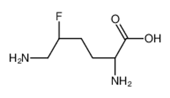 Изображение (2S)-2,6-diamino-5-fluorohexanoic acid