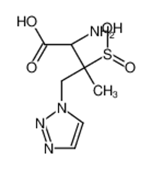 Picture of (2S,3S)-2-amino-3-methyl-3-sulfino-4-(triazol-1-yl)butanoic acid