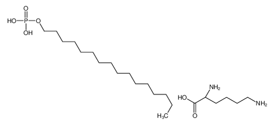 Изображение (2S)-2,6-diaminohexanoic acid,hexadecyl dihydrogen phosphate