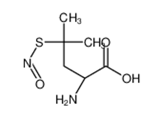 Picture of (2S)-2-amino-4-methyl-4-nitrososulfanylpentanoic acid