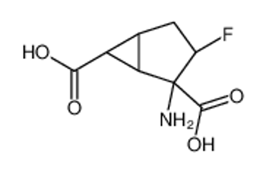 Изображение (1R,2R,3R,5S,6R)-2-amino-3-fluorobicyclo[3.1.0]hexane-2,6-dicarboxylic acid