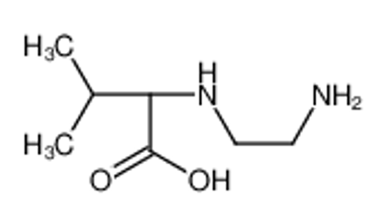 Imagem de (2S)-2-(2-aminoethylamino)-3-methylbutanoic acid
