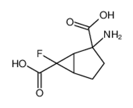 Picture of (1R,2S,5R,6R)-2-amino-6-fluorobicyclo[3.1.0]hexane-2,6-dicarboxylic acid