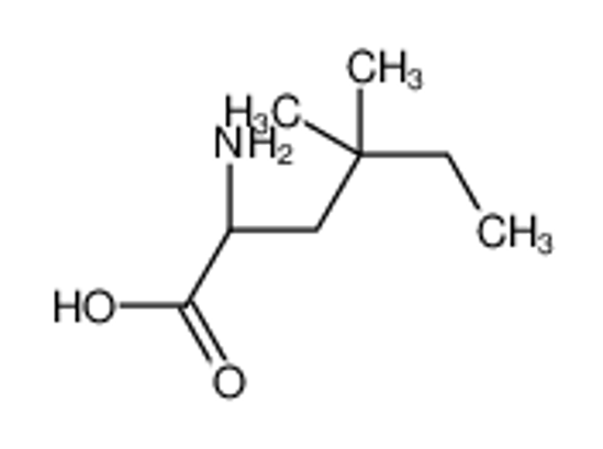 Picture of (2S)-2-amino-4,4-dimethylhexanoic acid