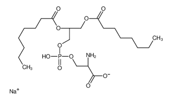 Picture of sodium,(2S)-2-azaniumyl-3-[[(2R)-2,3-di(octanoyloxy)propoxy]-oxidophosphoryl]oxypropanoate