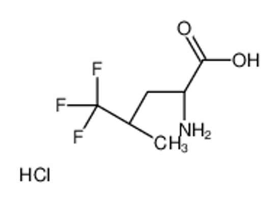 Picture of (2S)-2-amino-5,5,5-trifluoro-4-methylpentanoic acid,hydrochloride