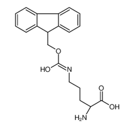 Imagem de (2R)-2-amino-5-(9H-fluoren-9-ylmethoxycarbonylamino)pentanoic acid