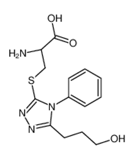 Imagem de (2R)-2-amino-3-[[5-(3-hydroxypropyl)-4-phenyl-1,2,4-triazol-3-yl]sulfanyl]propanoic acid