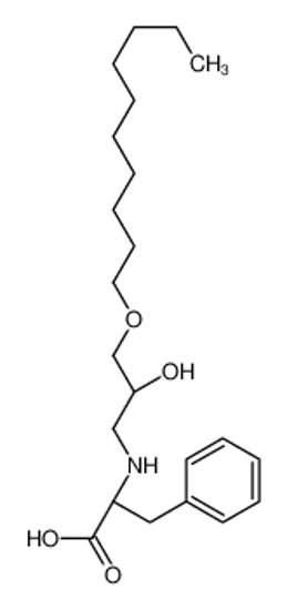 Picture of (2S)-2-[(3-decoxy-2-hydroxypropyl)amino]-3-phenylpropanoic acid
