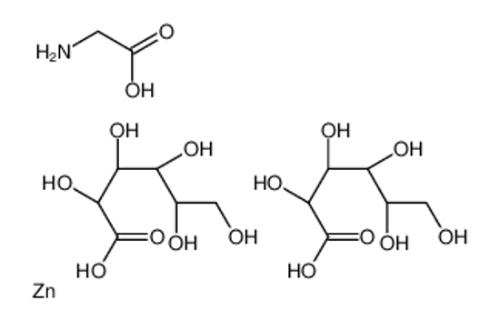 Picture of 2-aminoacetic acid,(2R,3S,4R,5R)-2,3,4,5,6-pentahydroxyhexanoic acid,zinc