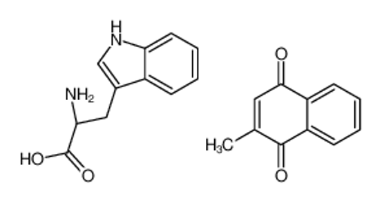 Picture of (2S)-2-amino-3-(1H-indol-3-yl)propanoic acid,2-methylnaphthalene-1,4-dione