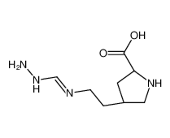 Picture of (2S,4R)-4-[2-(hydrazinylmethylideneamino)ethyl]pyrrolidine-2-carboxylic acid