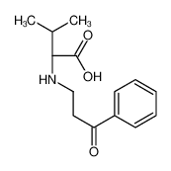 Picture of (2S)-3-methyl-2-[(3-oxo-3-phenylpropyl)amino]butanoic acid