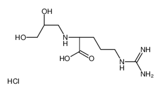 Picture of (2S)-5-(diaminomethylideneamino)-2-(2,3-dihydroxypropylamino)pentanoic acid,hydrochloride