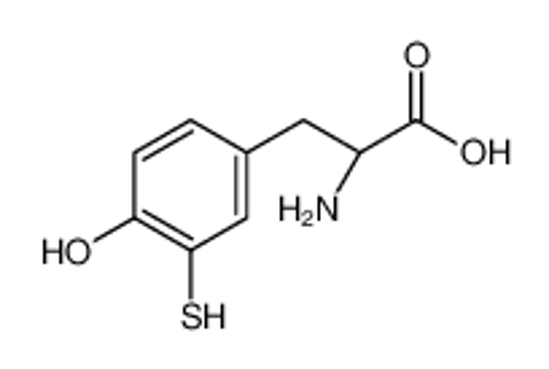 Picture of (2S)-2-amino-3-(4-hydroxy-3-sulfanylphenyl)propanoic acid