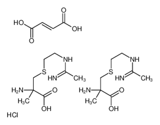 Picture of (2R)-2-amino-3-[2-(1-aminoethylideneamino)ethylsulfanyl]-2-methylpropanoic acid,(Z)-but-2-enedioic acid,hydrochloride