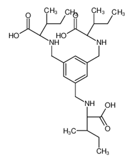 Picture of (2S,3S)-2-[[3,5-bis[[[(1S,2S)-1-carboxy-2-methylbutyl]amino]methyl]phenyl]methylamino]-3-methylpentanoic acid