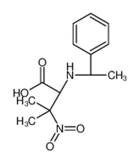 Picture of (2S)-3-methyl-3-nitro-2-[[(1S)-1-phenylethyl]amino]butanoic acid