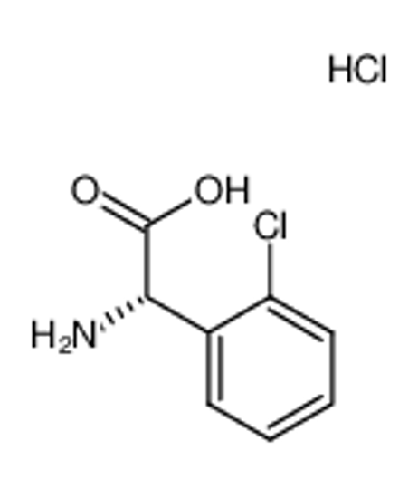 Picture of (2S)-2-(2-chlorophenyl)glycine hydrochloride