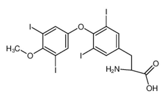 Picture of 3,5,3',5'-tetraiodo-O'-methyl-DL-thyronine