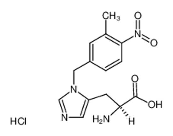 Picture of 3-[(3-methyl-4-nitrophenyl)methyl]-L-histidine dihydrochloride
