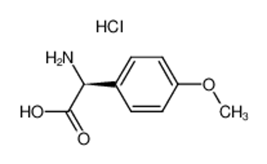 Picture of (S)-α-amino-α(4-methoxyphenyl)acetic acid hydrochloride