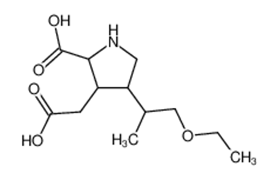 Imagem de [4-(β-ethoxy-isopropyl)-2-carboxy-pyrrolidin-3-yl]-acetic acid,optically inactive