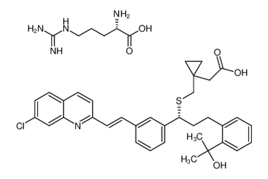 Picture of montelukast arginine salt