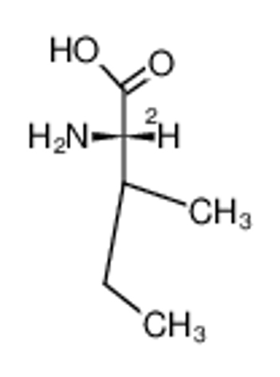 Изображение (2S,3Ξ)-2-amino-2-deuterio-3-methyl-pentanoic acid