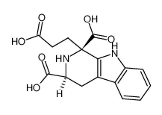 Picture of (1R,3S)-1-(2-carboxyethyl)-2,3,4,9-tetrahydro-1H-pyrido[3,4-b]indole-1,3-dicarboxylic acid