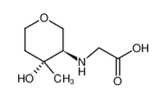 Picture of 2-(((3R,4R)-4-hydroxy-4-methyltetrahydro-2H-pyran-3-yl)amino)acetic acid