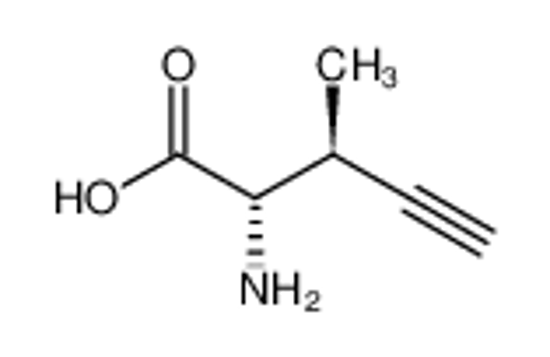 Изображение (2S,3S)-2-amino-3-methylpent-4-ynoic acid