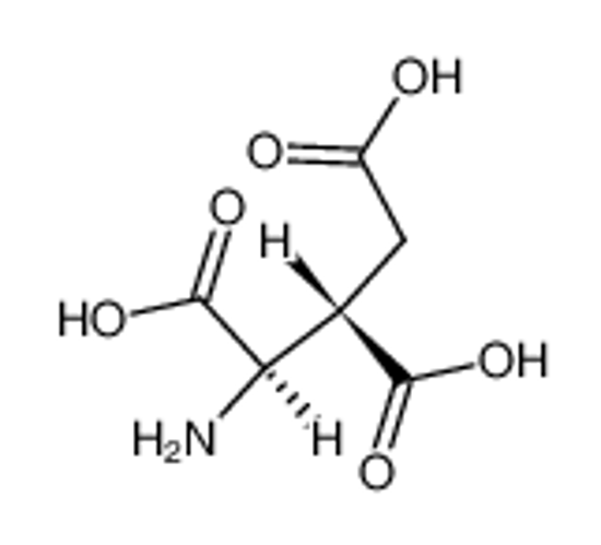 Изображение (1R,2S)-1-amino-propane-1,2,3-tricarboxylic acid