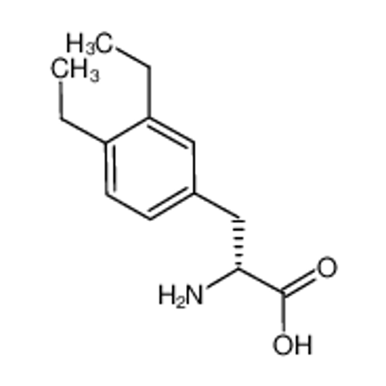 Picture of (R)-2-amino-3-(3,4-diethyl-phenyl)-propionic acid