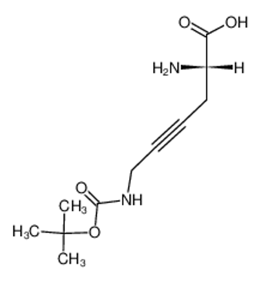 Изображение 1-amino-1-(S)-carboxy-5-(t-butoxycarbonyl amino)-3-pentyne