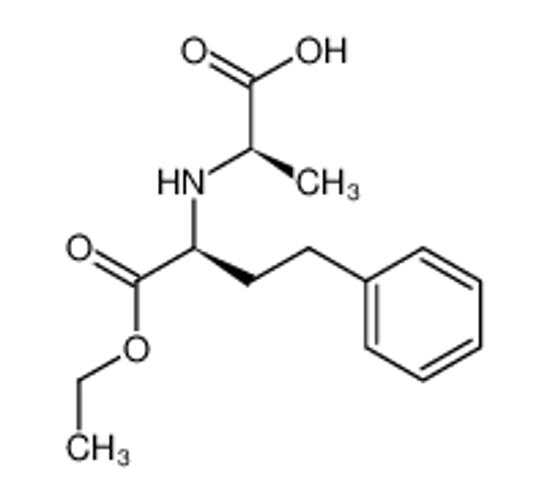 Изображение (2R)-2-[N-[(1S)-1-(ethoxycarbonyl)-3-phenylpropyl]amino]propionic acid