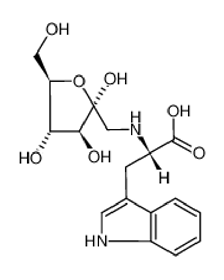 Picture of 1-(N-L-triptophanyl)-1-deoxy-D-fructose