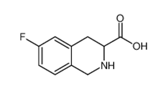 Picture of 3-Isoquinolinecarboxylic acid, 6-fluoro-1,2,3,4-tetrahydro-