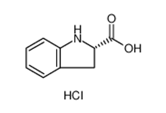 Picture of 1H-Indole-2-carboxylic acid, 2,3-dihydro-, hydrochloride (), (2S)-