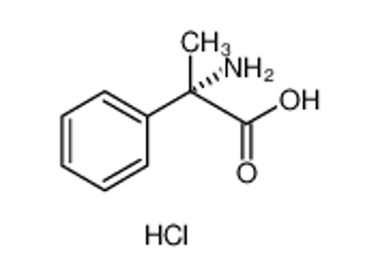 Picture of Benzeneacetic acid, α-amino-α-methyl-, hydrochloride (), (αS)-